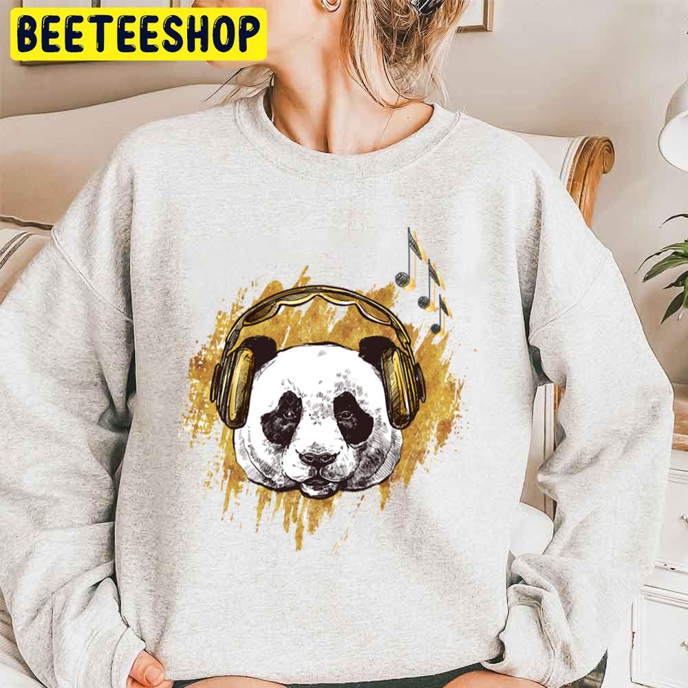Panda Music Art Trending Unisex Sweatshirt Panda Music Art Trending Unisex Sweatshirt