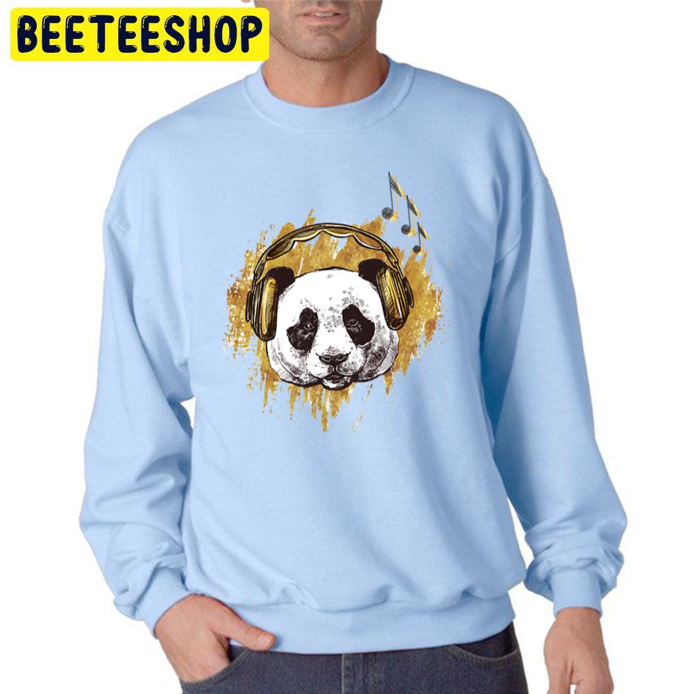 Panda Music Art Trending Unisex Sweatshirt Panda Music Art Trending Unisex Sweatshirt