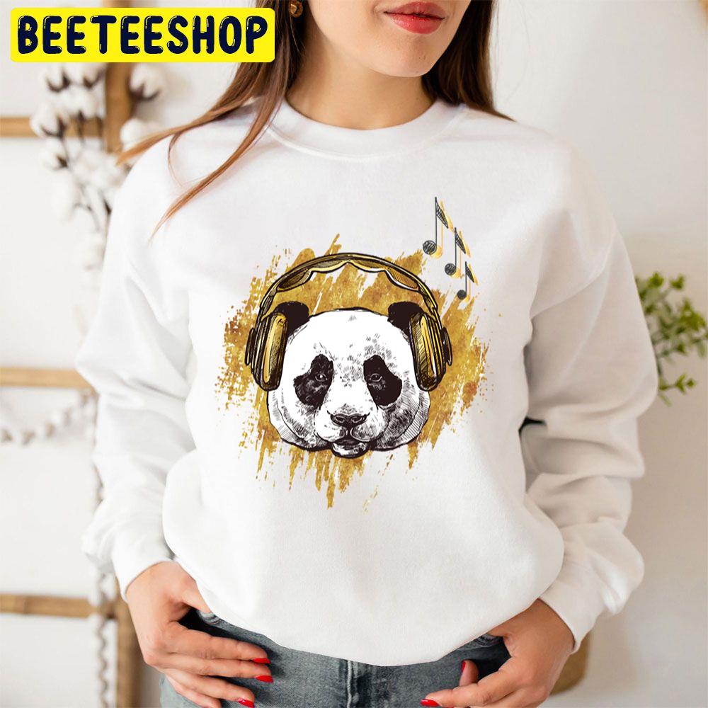 Panda Music Art Trending Unisex Sweatshirt Panda Music Art Trending Unisex Sweatshirt