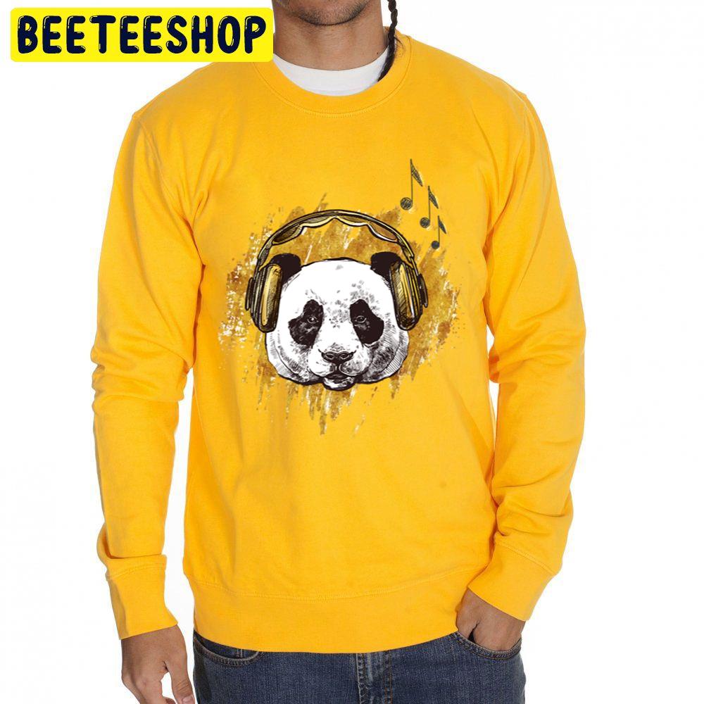 Panda Music Art Trending Unisex Sweatshirt Panda Music Art Trending Unisex Sweatshirt