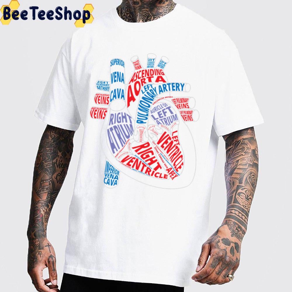 Parts Of Heart Product Anatomical Heart Trending Unisex Sweatshirt Parts Of Heart Product Anatomical Heart Trending Unisex Sweatshirt