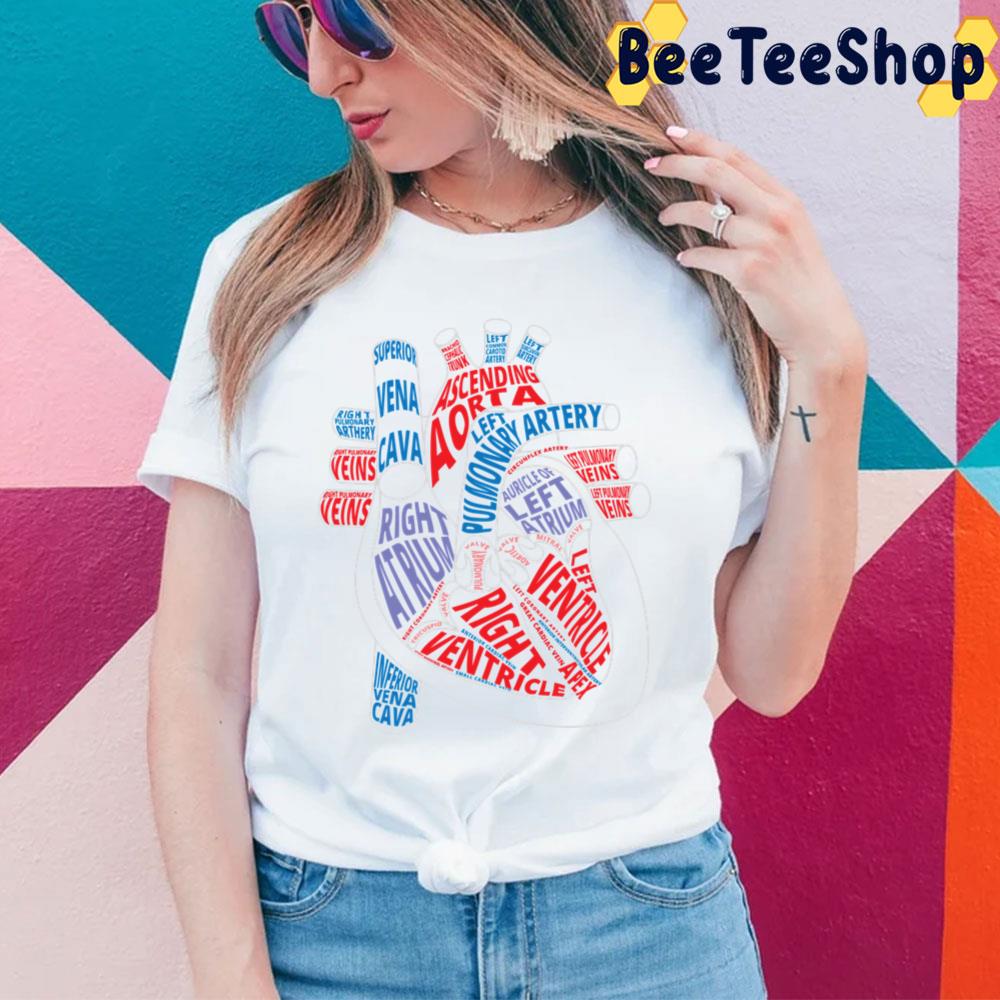 Parts Of Heart Product Anatomical Heart Trending Unisex Sweatshirt Parts Of Heart Product Anatomical Heart Trending Unisex Sweatshirt