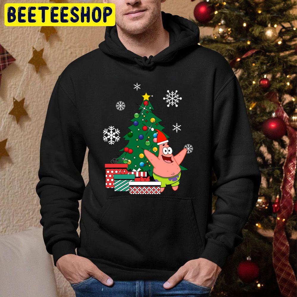 Patrick Star Around The Christmas Tree Spongebob Trending Unisex Hoodie Patrick Star Around The Christmas Tree Spongebob Trending Unisex Hoodie
