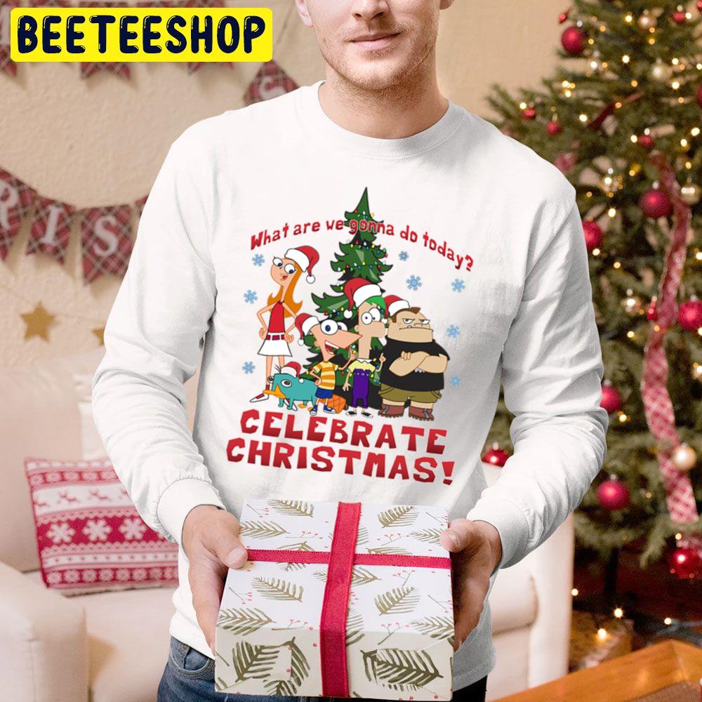 Phineas And Ferb Christmas Group What Are We Gonna Do Today Celebrate Christmas Trending Unisex Hoodie Phineas And Ferb Christmas Group What Are We Gonna Do Today Celebrate Christmas Trending Unisex Hoodie