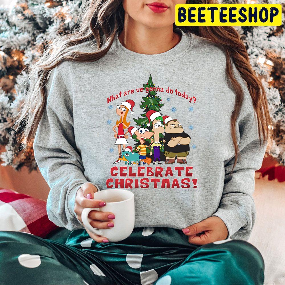 Phineas And Ferb Christmas Group What Are We Gonna Do Today Celebrate Christmas Trending Unisex Hoodie Phineas And Ferb Christmas Group What Are We Gonna Do Today Celebrate Christmas Trending Unisex Hoodie