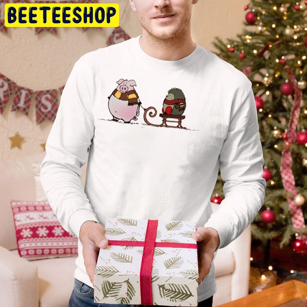 Pig And Hedgehog Trending Unisex Hoodie Pig And Hedgehog Trending Unisex Hoodie