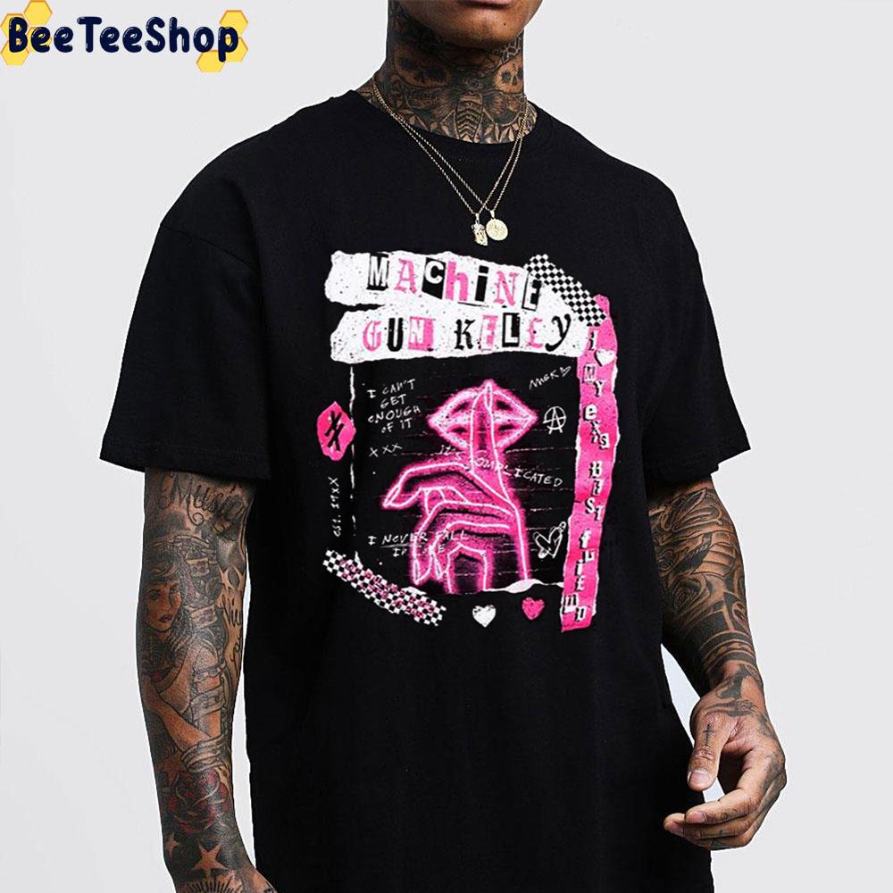 Pink Art Machine Gun Kelly Trending Unisex Sweatshirt Pink Art Machine Gun Kelly Trending Unisex Sweatshirt