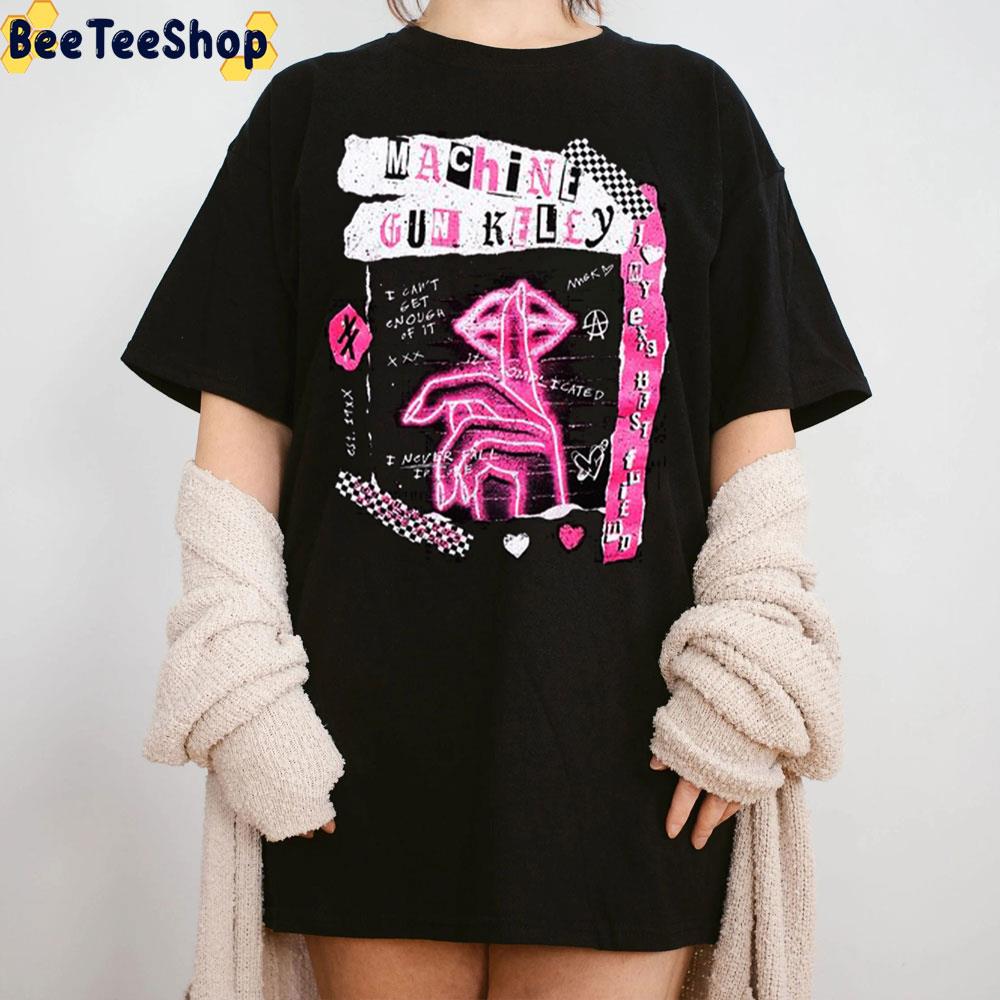 Pink Art Machine Gun Kelly Trending Unisex Sweatshirt Pink Art Machine Gun Kelly Trending Unisex Sweatshirt