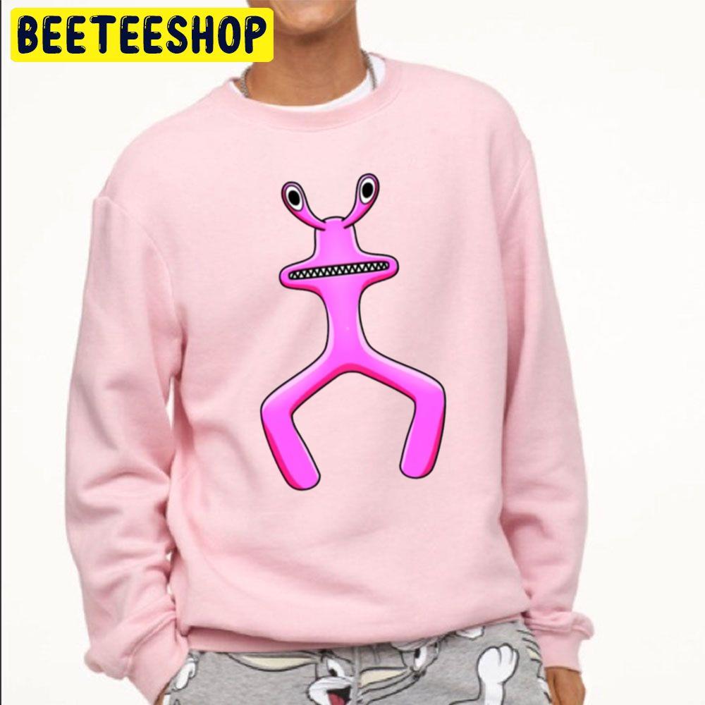 Pink Rainbow Friend Roblox Game Trending Unisex Sweatshirt Pink Rainbow Friend Roblox Game Trending Unisex Sweatshirt