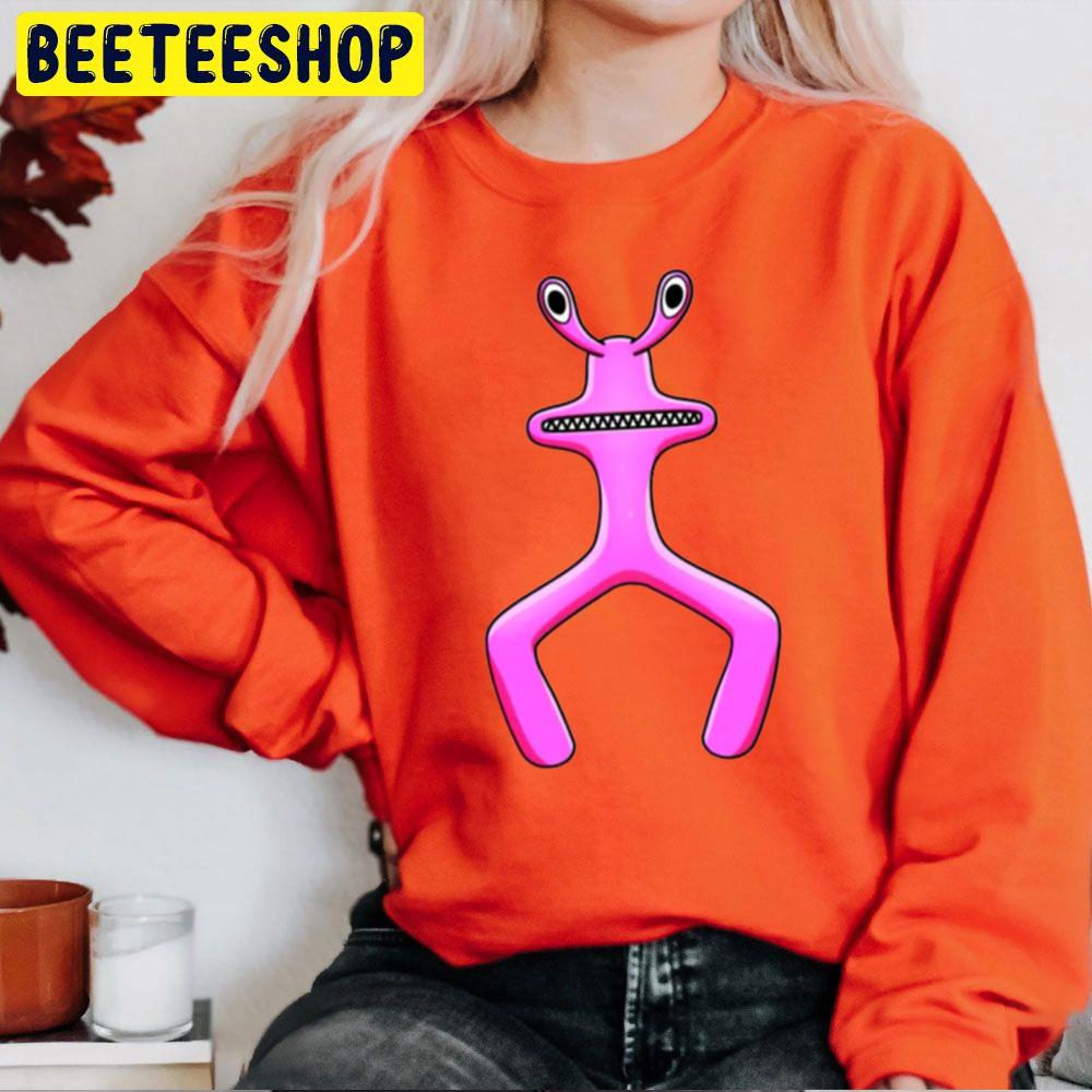 Pink Rainbow Friend Roblox Game Trending Unisex Sweatshirt Pink Rainbow Friend Roblox Game Trending Unisex Sweatshirt