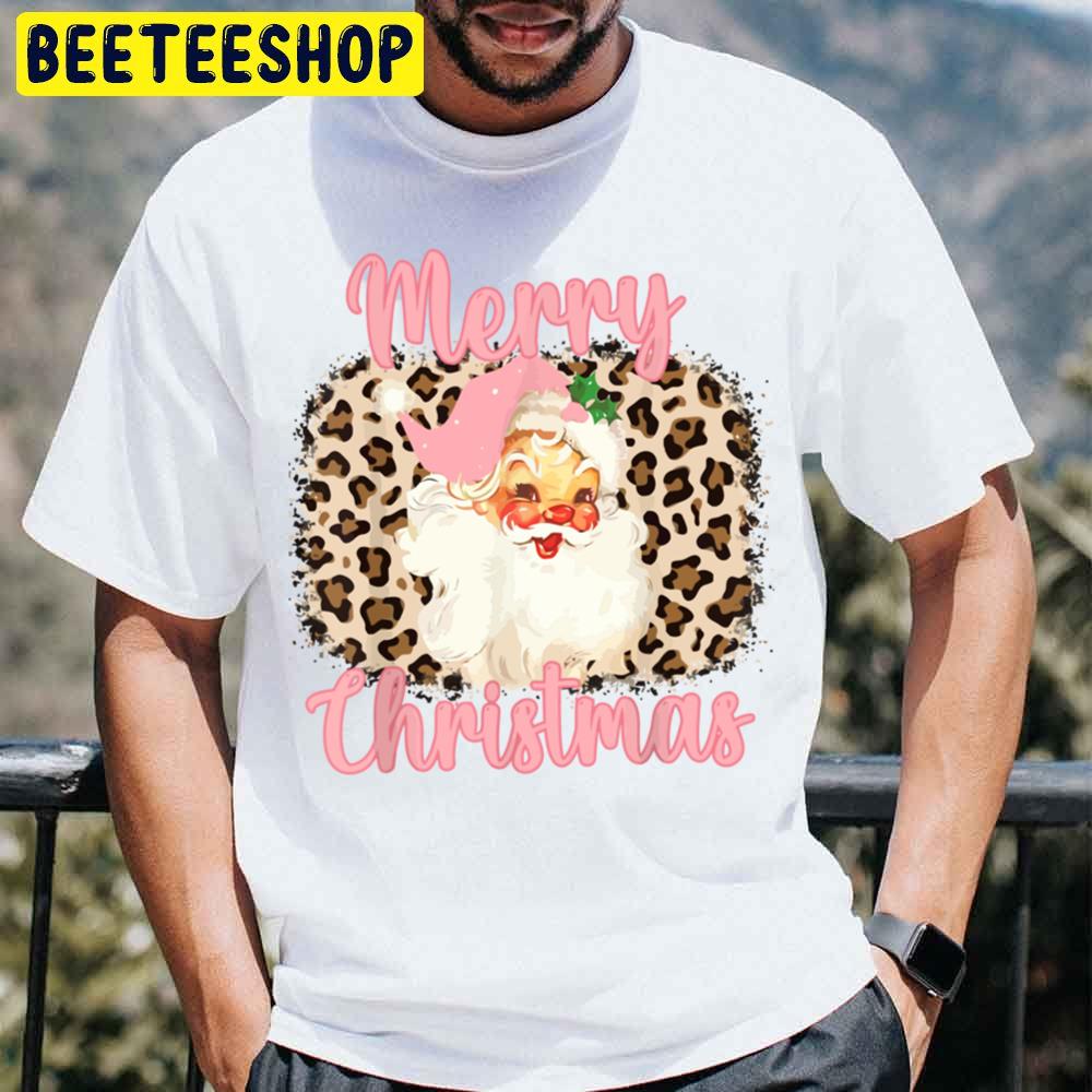 Pink Santa Claus Retro Vintage Christmas Trending Unisex T Shirt Pink Santa Claus Retro Vintage Christmas Trending Unisex T Shirt