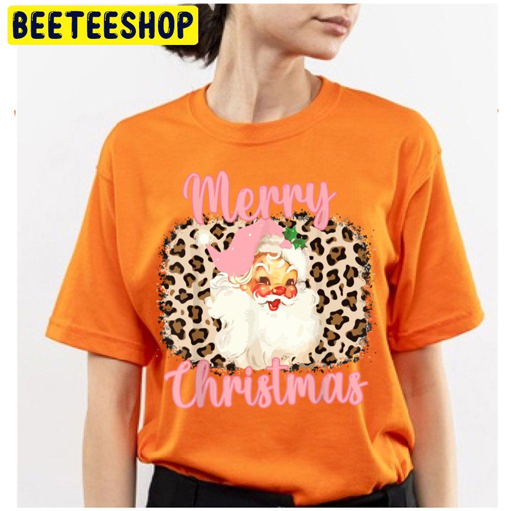 Pink Santa Claus Retro Vintage Christmas Trending Unisex T Shirt Pink Santa Claus Retro Vintage Christmas Trending Unisex T Shirt