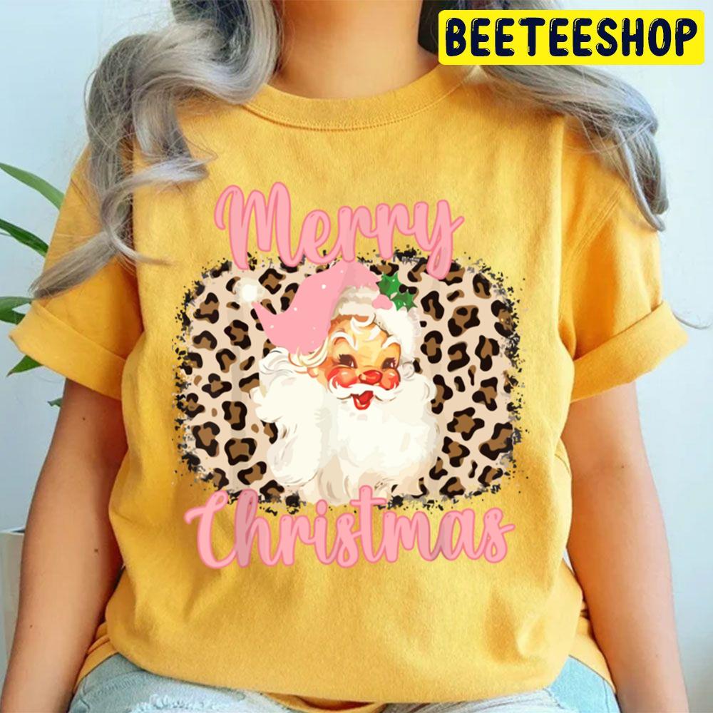 Pink Santa Claus Retro Vintage Christmas Trending Unisex T Shirt Pink Santa Claus Retro Vintage Christmas Trending Unisex T Shirt