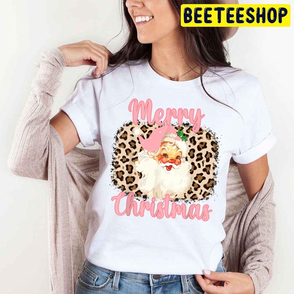 Pink Santa Claus Retro Vintage Christmas Trending Unisex T Shirt Pink Santa Claus Retro Vintage Christmas Trending Unisex T Shirt