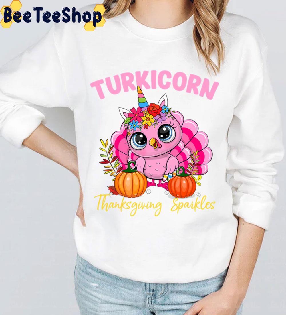 Pink Turkicorn Unicorn Turkey Funny Thanksgiving Trending Unisex Sweatshirt Pink Turkicorn Unicorn Turkey Funny Thanksgiving Trending Unisex Sweatshirt