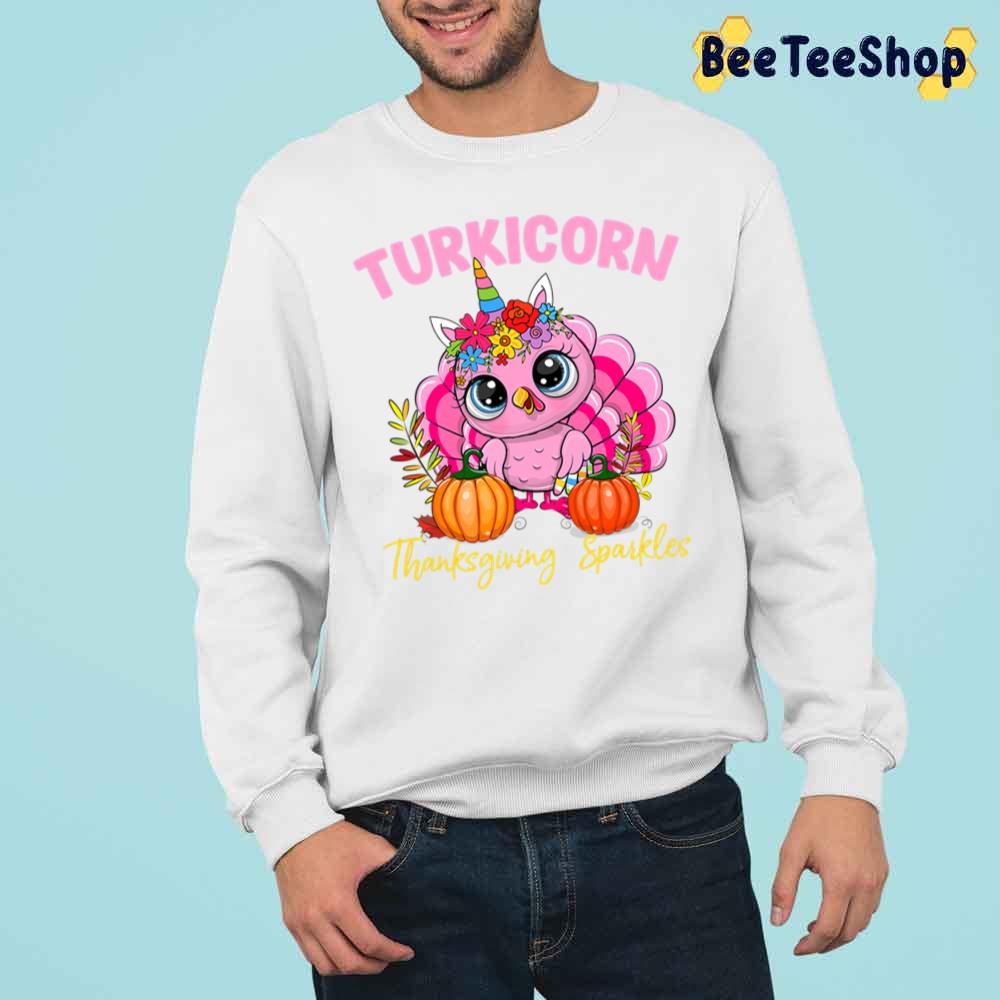 Pink Turkicorn Unicorn Turkey Funny Thanksgiving Trending Unisex Sweatshirt Pink Turkicorn Unicorn Turkey Funny Thanksgiving Trending Unisex Sweatshirt