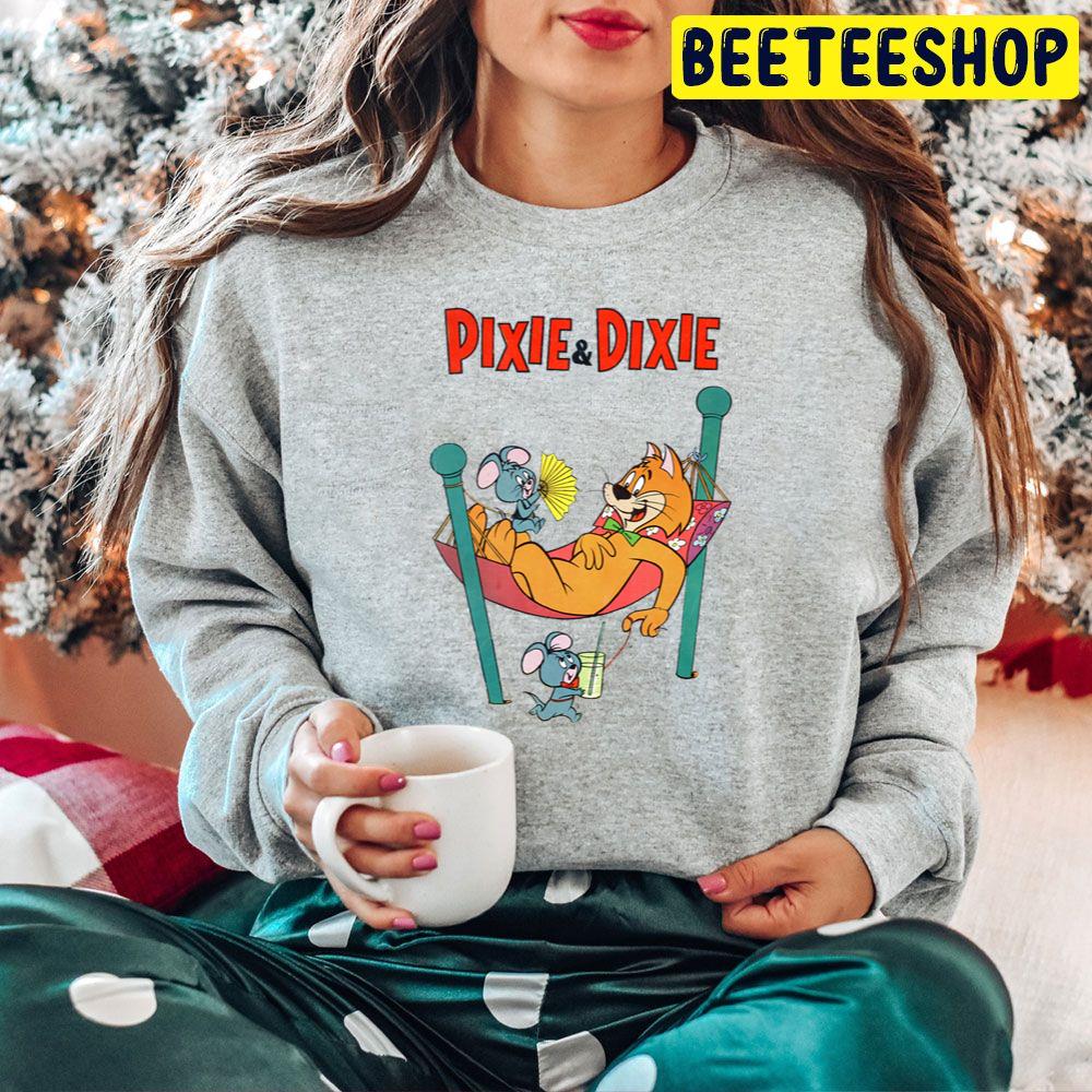 Pixie And Dixie Cartoon Trending Unisex Hoodie Pixie And Dixie Cartoon Trending Unisex Hoodie