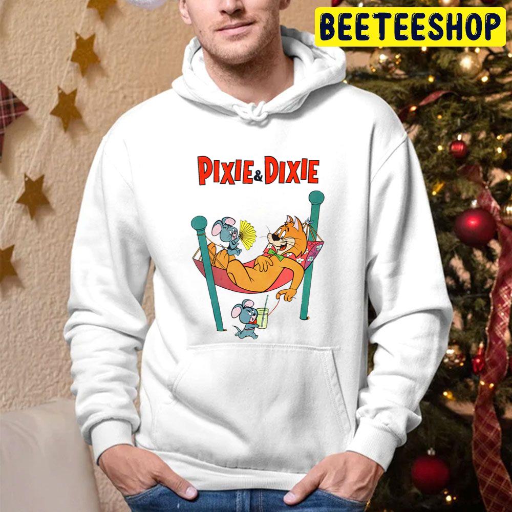 Pixie And Dixie Cartoon Trending Unisex Hoodie Pixie And Dixie Cartoon Trending Unisex Hoodie