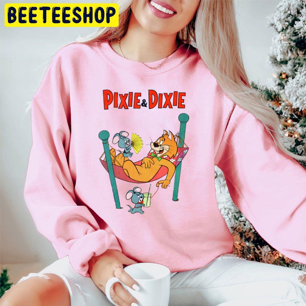 Pixie And Dixie Cartoon Trending Unisex Hoodie Pixie And Dixie Cartoon Trending Unisex Hoodie