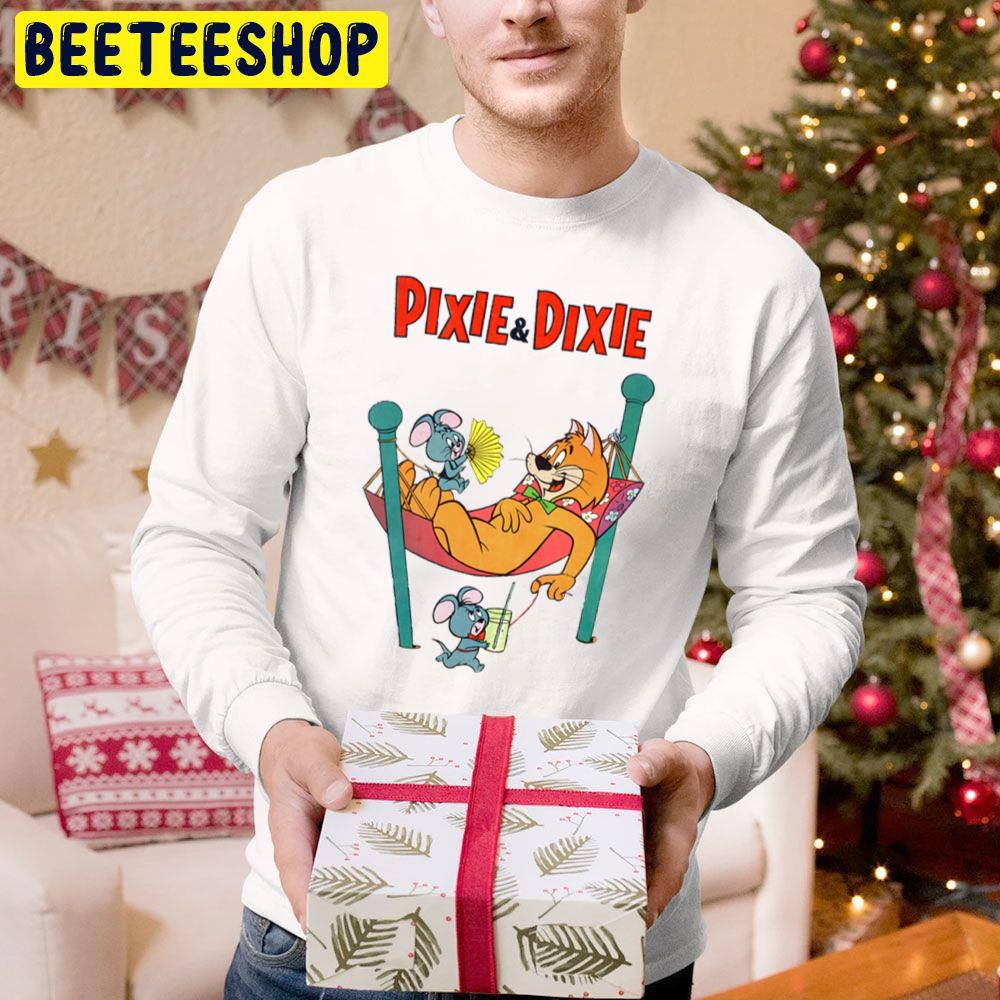 Pixie And Dixie Cartoon Trending Unisex Hoodie Pixie And Dixie Cartoon Trending Unisex Hoodie
