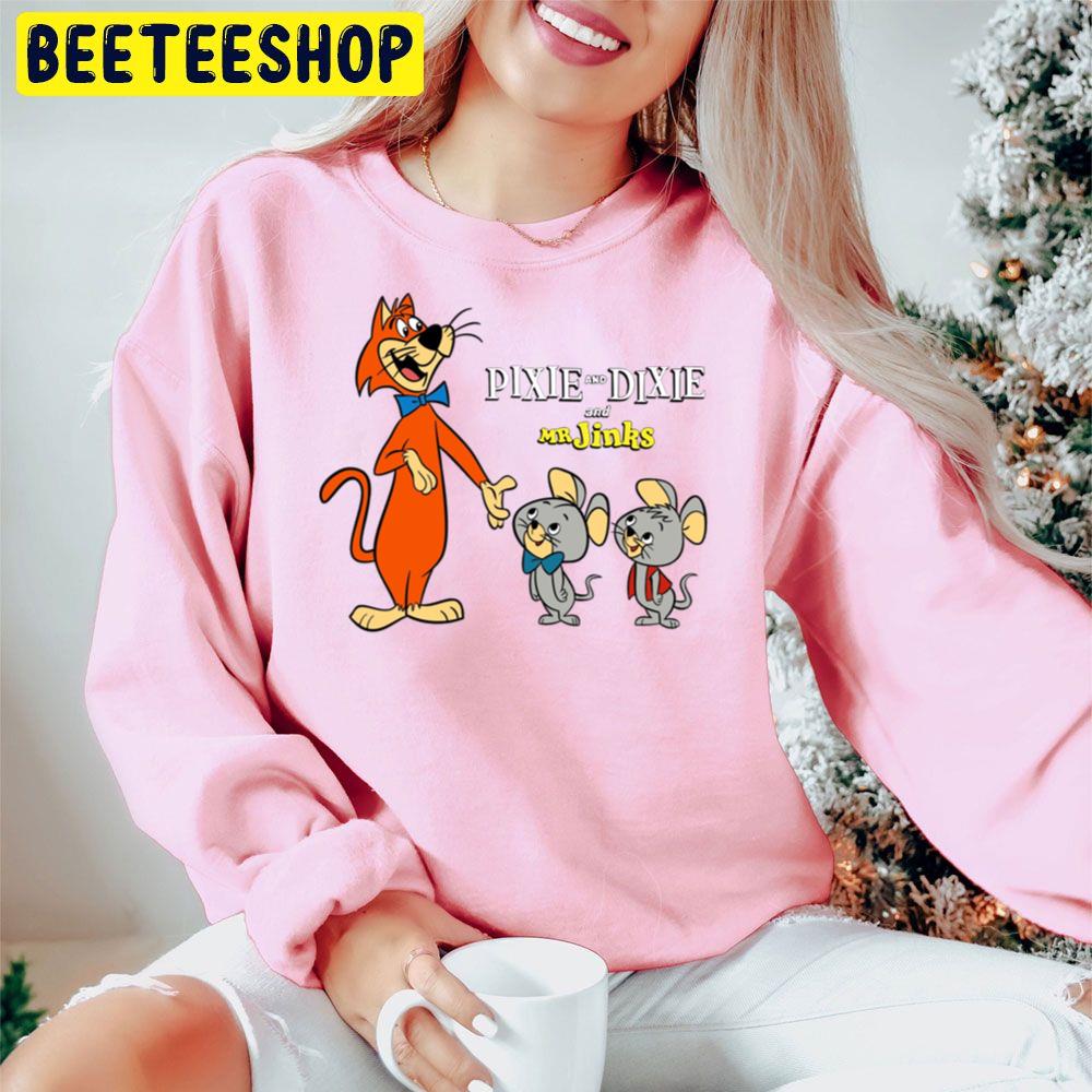 Pixie And Dixie With Mr Jinks Trending Unisex Hoodie Pixie And Dixie With Mr Jinks Trending Unisex Hoodie