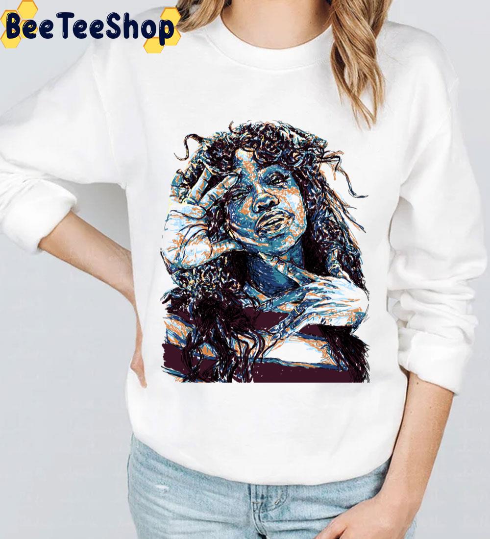 Portrait Sza Trending Unisex Sweatshirt Portrait Sza Trending Unisex Sweatshirt