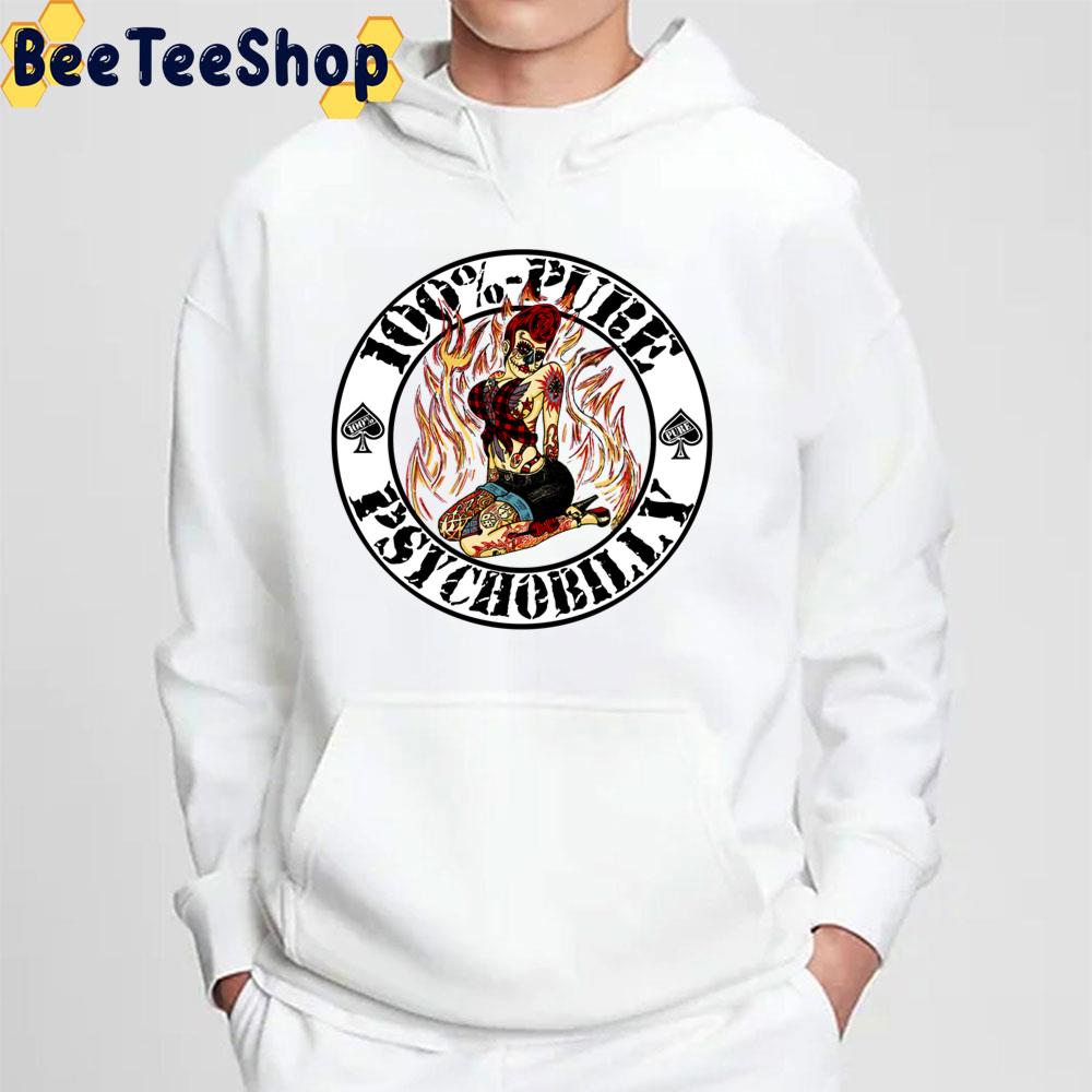 Psychobilly Girl White Trending Unisex Sweatshirt Psychobilly Girl White Trending Unisex Sweatshirt