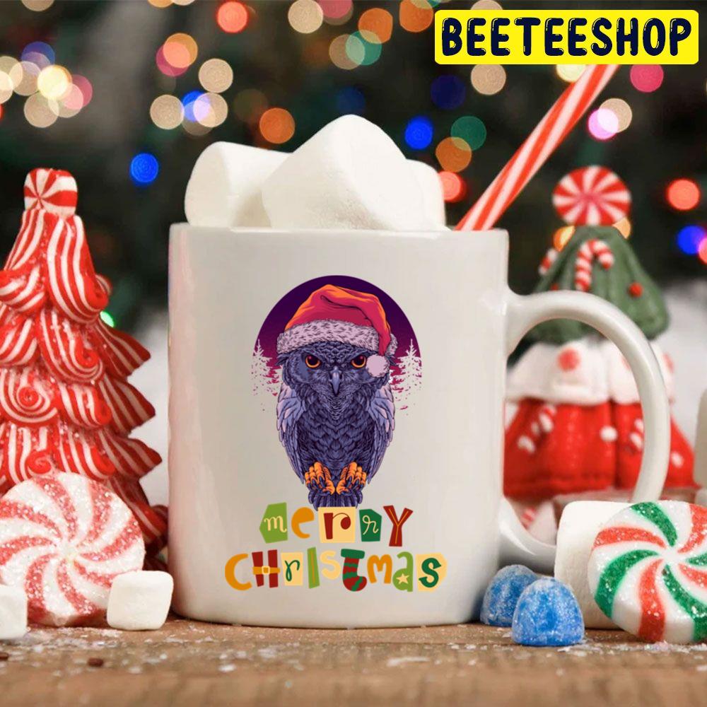 Purple Owl Marry Christmas Trending Unisex Hoodie Purple Owl Marry Christmas Trending Unisex Hoodie