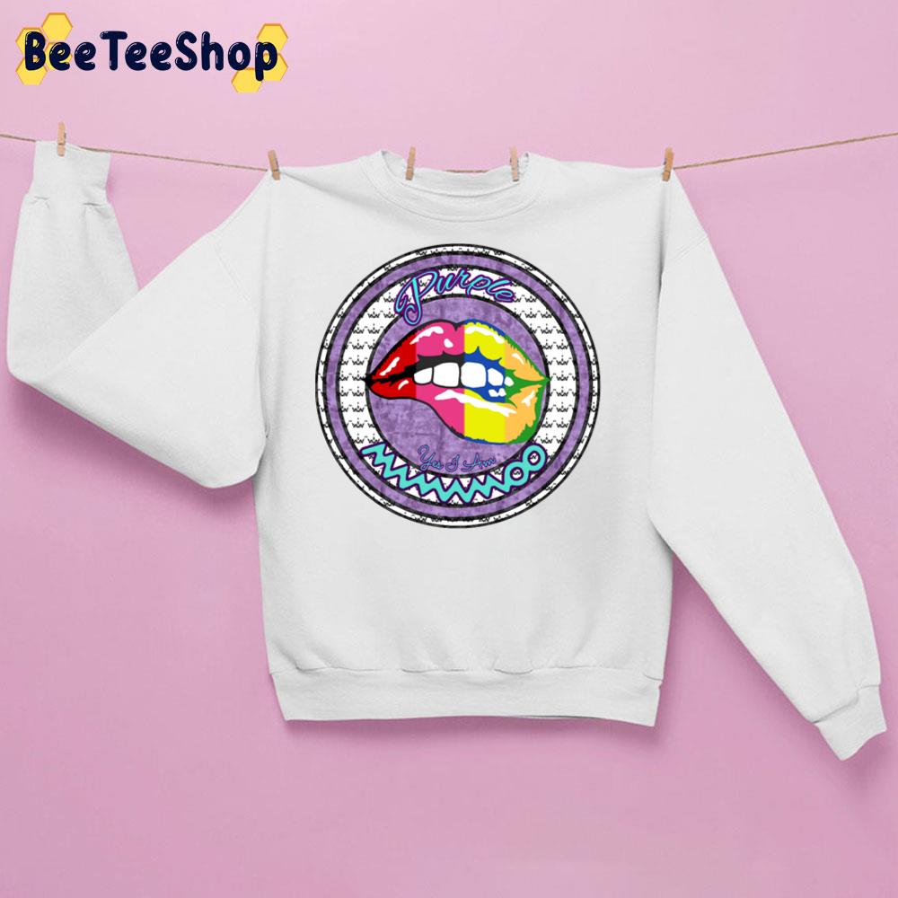 Purple Yes I Am With Colorful Mamamoo Yes I Am Trending Unisex Sweatshirt Purple Yes I Am With Colorful Mamamoo Yes I Am Trending Unisex Sweatshirt