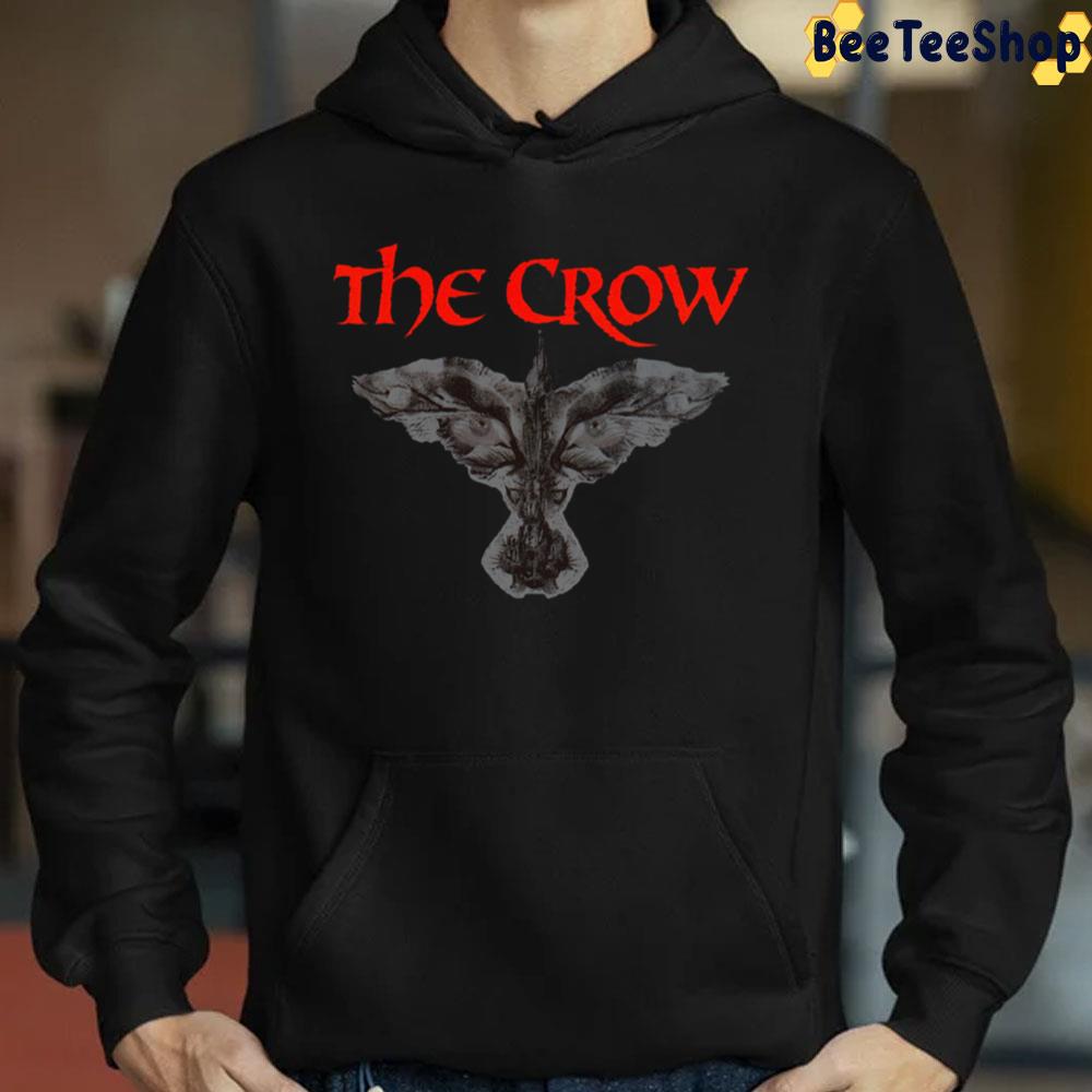 Red Art The Crow Trending Unisex Sweatshirt Red Art The Crow Trending Unisex Sweatshirt