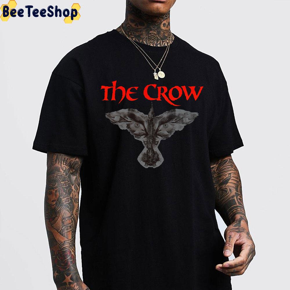 Red Art The Crow Trending Unisex Sweatshirt Red Art The Crow Trending Unisex Sweatshirt