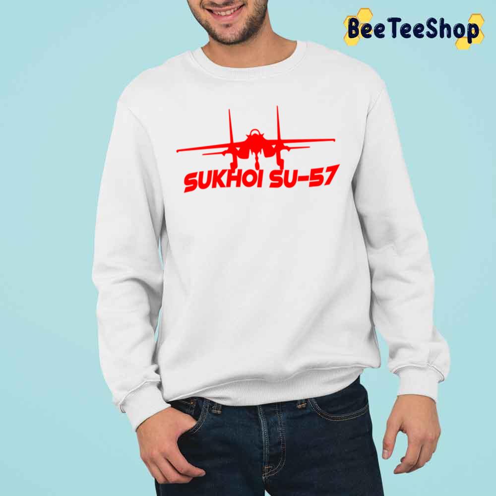 Red Color Su57 Trending Unisex Sweatshirt Red Color Su57 Trending Unisex Sweatshirt
