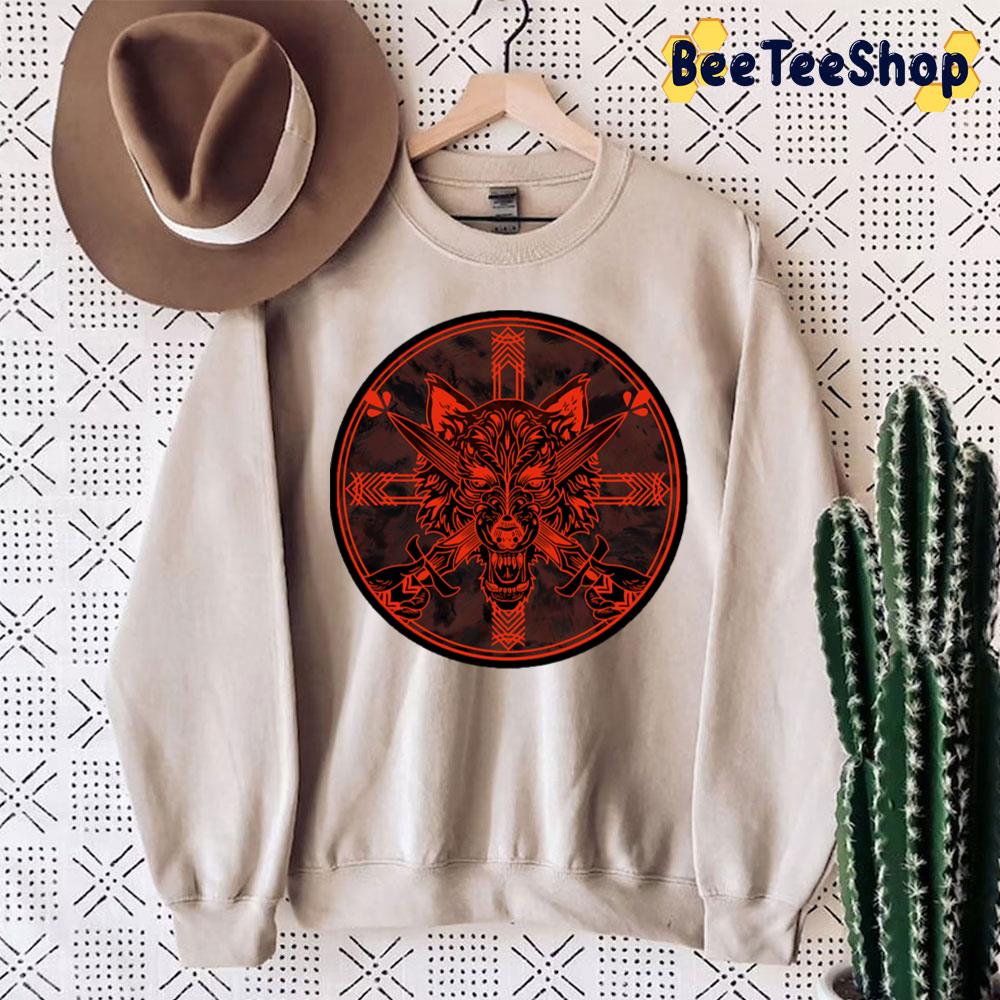 Red Neon Evil Wolf Trending Unisex Sweatshirt Red Neon Evil Wolf Trending Unisex Sweatshirt