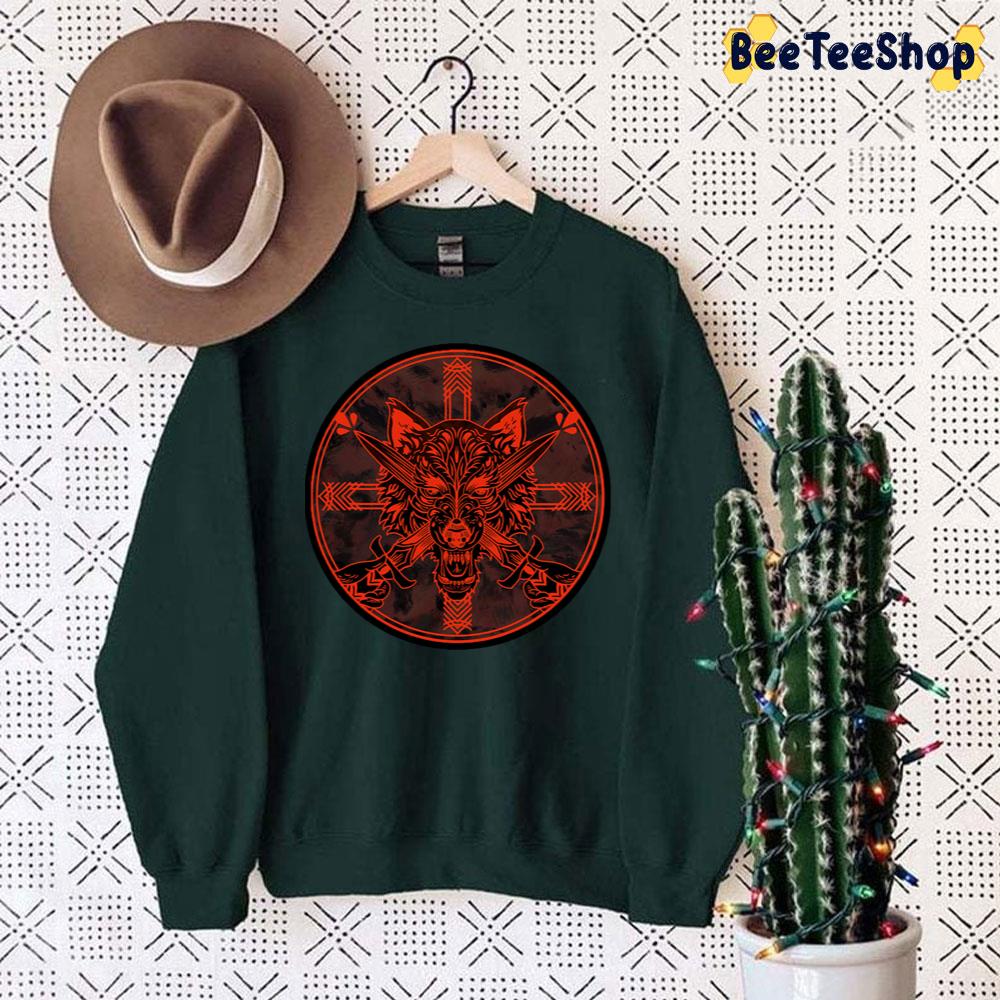 Red Neon Evil Wolf Trending Unisex Sweatshirt Red Neon Evil Wolf Trending Unisex Sweatshirt