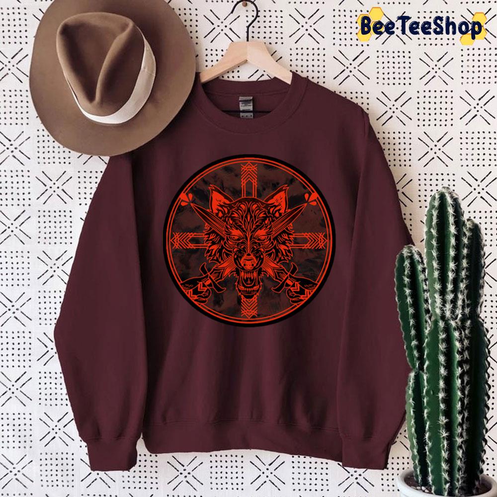 Red Neon Evil Wolf Trending Unisex Sweatshirt Red Neon Evil Wolf Trending Unisex Sweatshirt