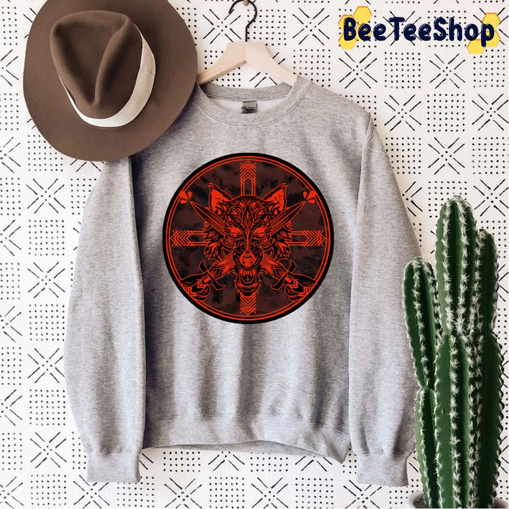 Red Neon Evil Wolf Trending Unisex Sweatshirt Red Neon Evil Wolf Trending Unisex Sweatshirt