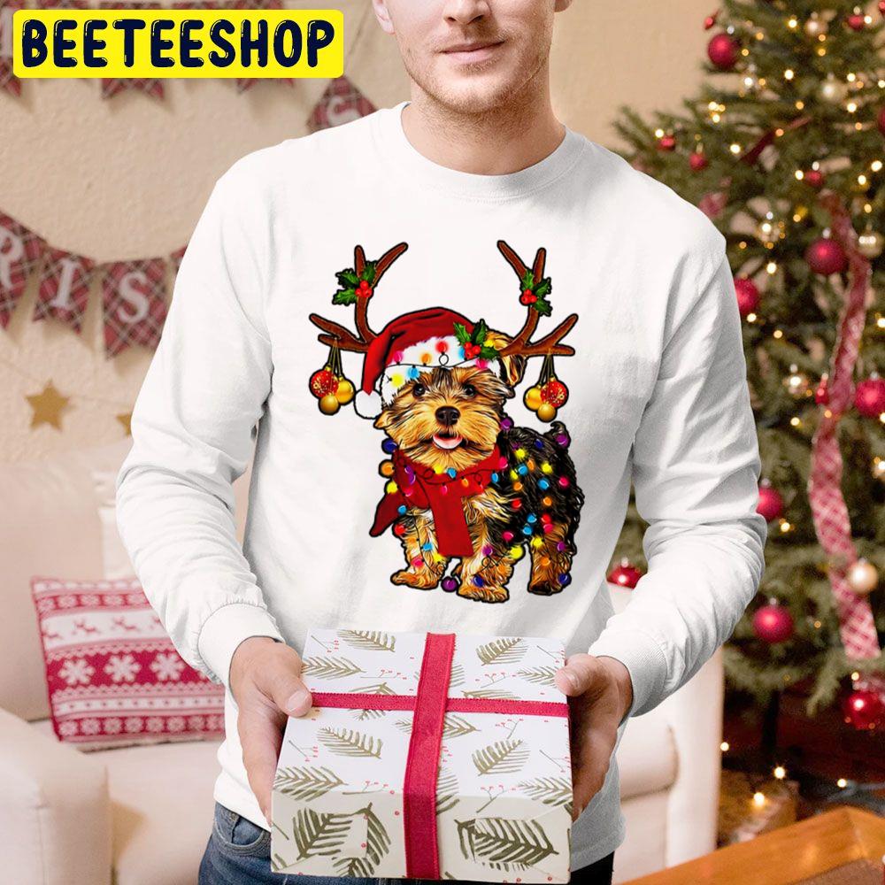 Reindeer Yorkie Christmas Trending Unisex Hoodie Reindeer Yorkie Christmas Trending Unisex Hoodie