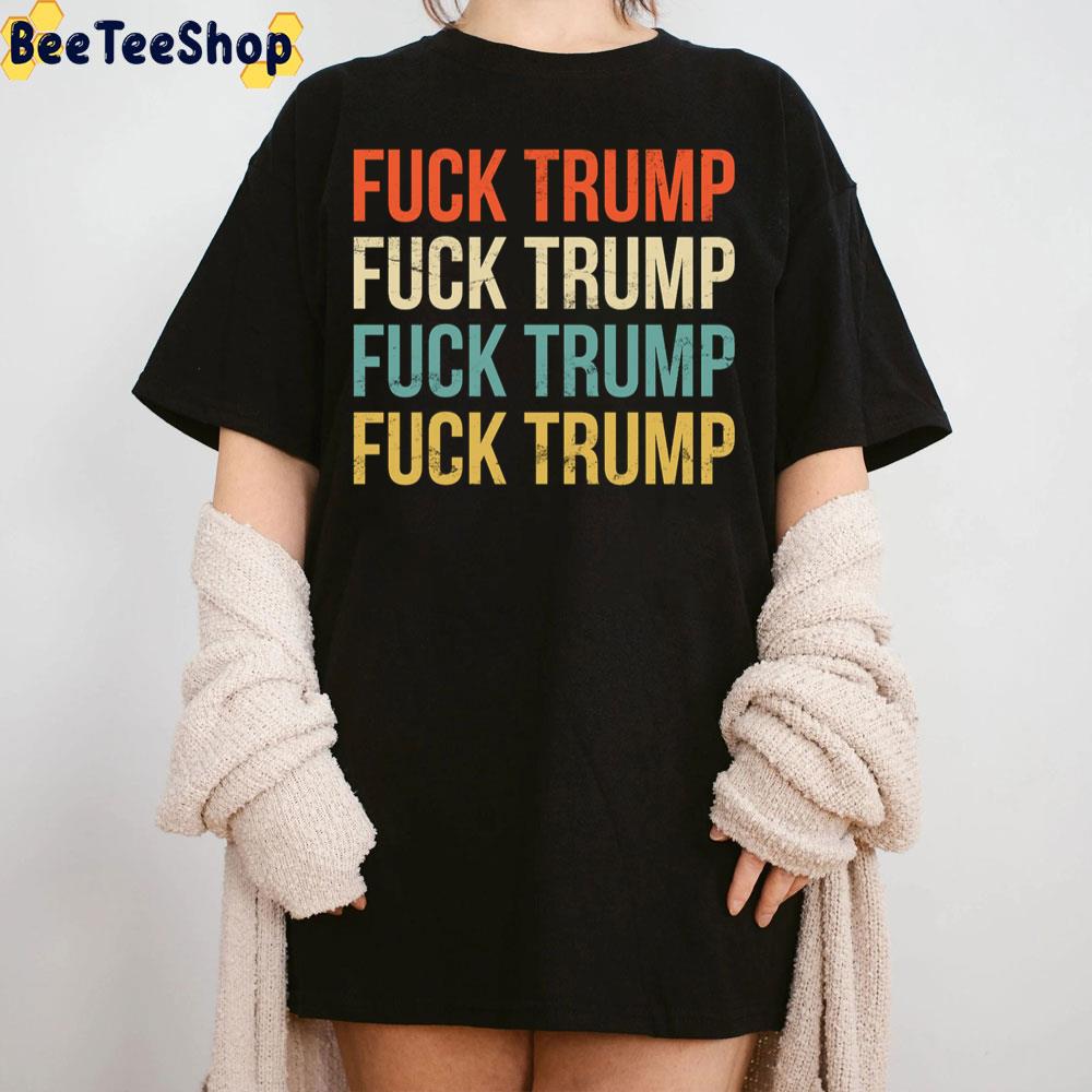 Retro Art Fuck Trump Trending Unisex Sweatshirt Retro Art Fuck Trump Trending Unisex Sweatshirt