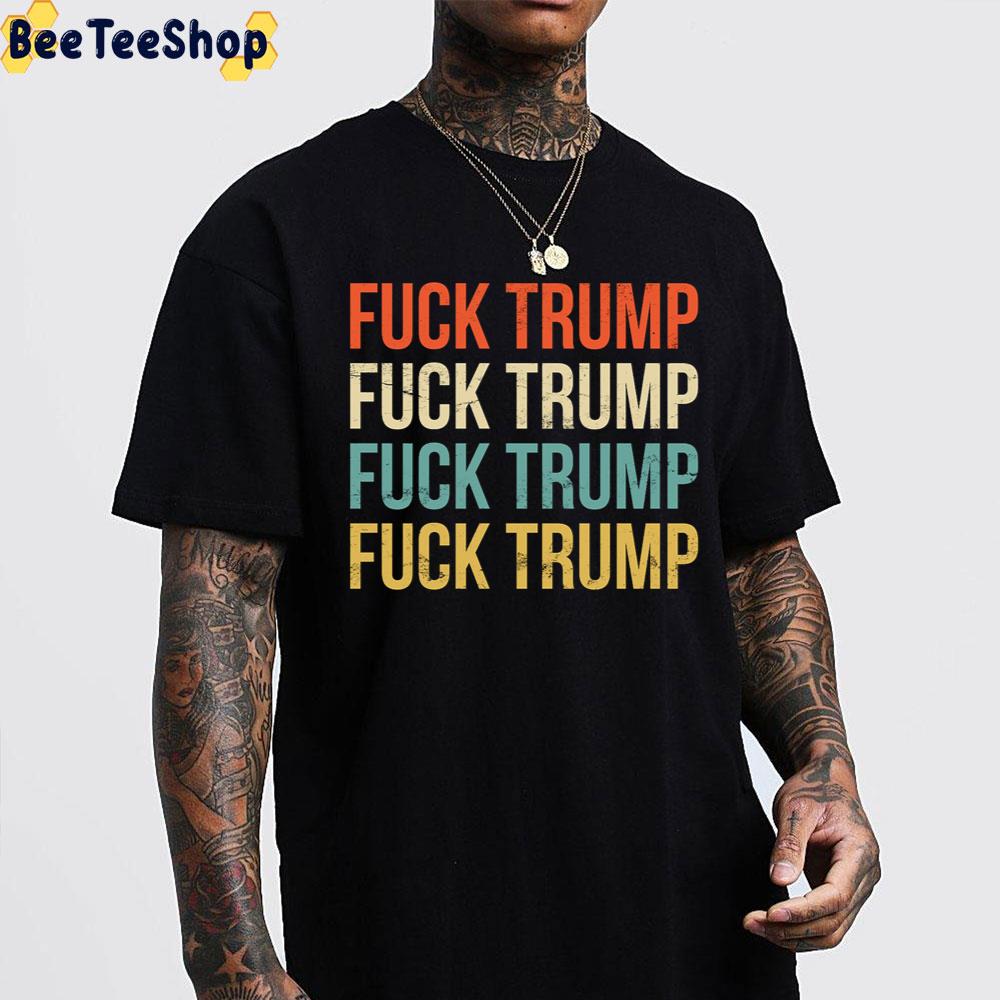 Retro Art Fuck Trump Trending Unisex Sweatshirt Retro Art Fuck Trump Trending Unisex Sweatshirt