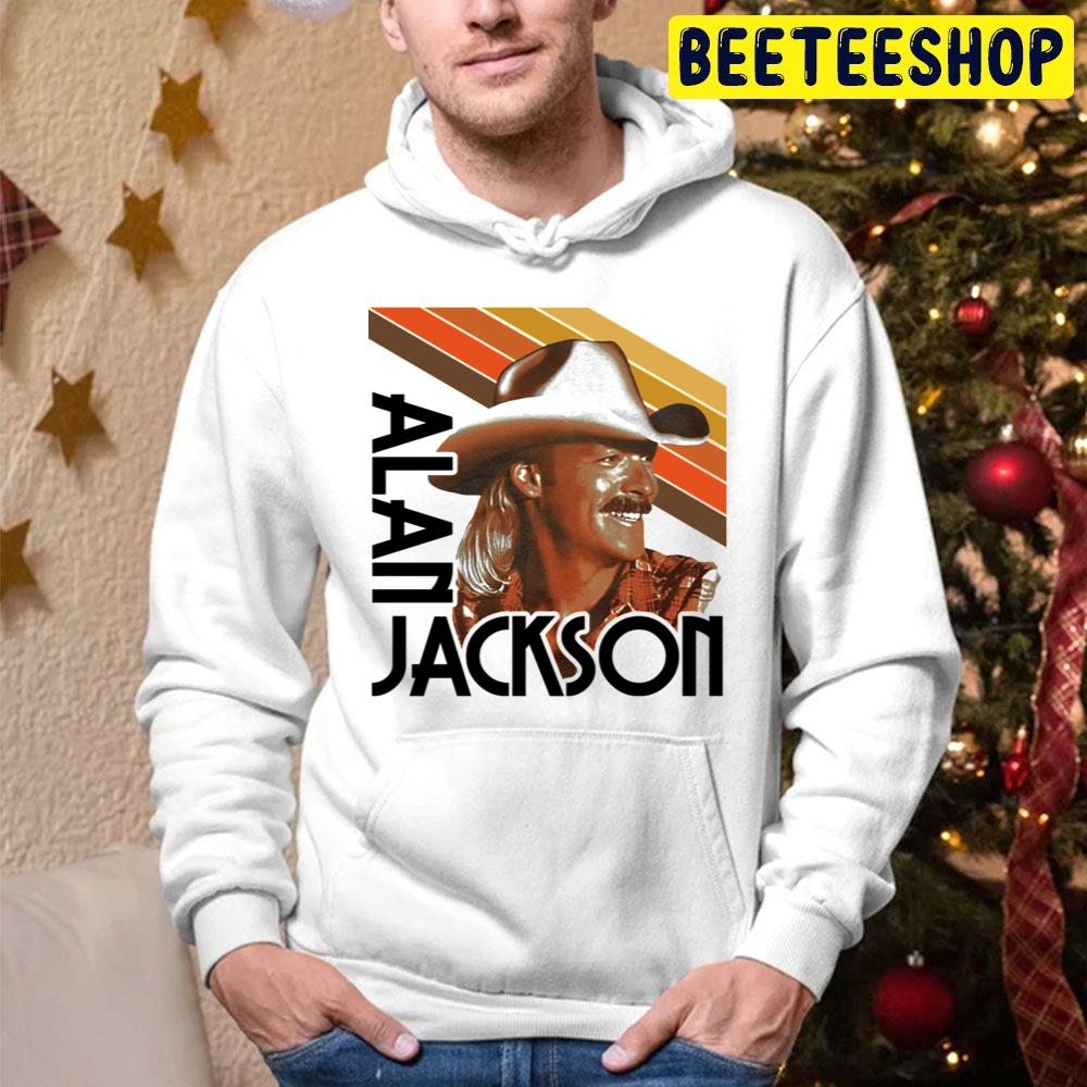 Retro Country Fanart Alan Jackson Trending Unisex Hoodie Retro Country Fanart Alan Jackson Trending Unisex Hoodie