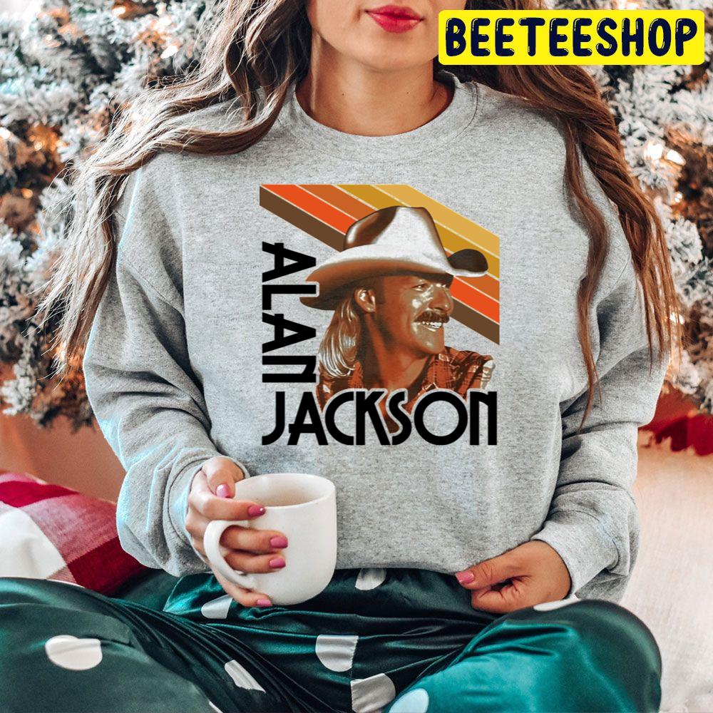 Retro Country Fanart Alan Jackson Trending Unisex Hoodie Retro Country Fanart Alan Jackson Trending Unisex Hoodie