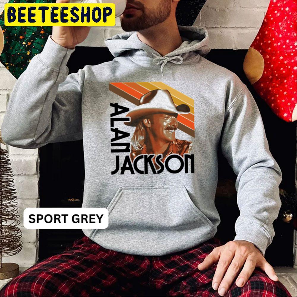 Retro Country Fanart Alan Jackson Trending Unisex Hoodie Retro Country Fanart Alan Jackson Trending Unisex Hoodie