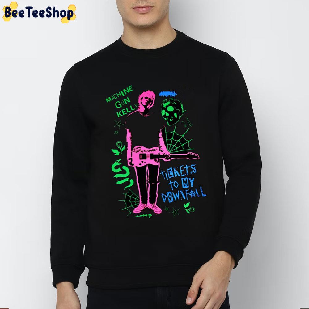 Retro Tickets To My Downfall Machine Gun Kelly Trending Unisex Sweatshirt Retro Tickets To My Downfall Machine Gun Kelly Trending Unisex Sweatshirt