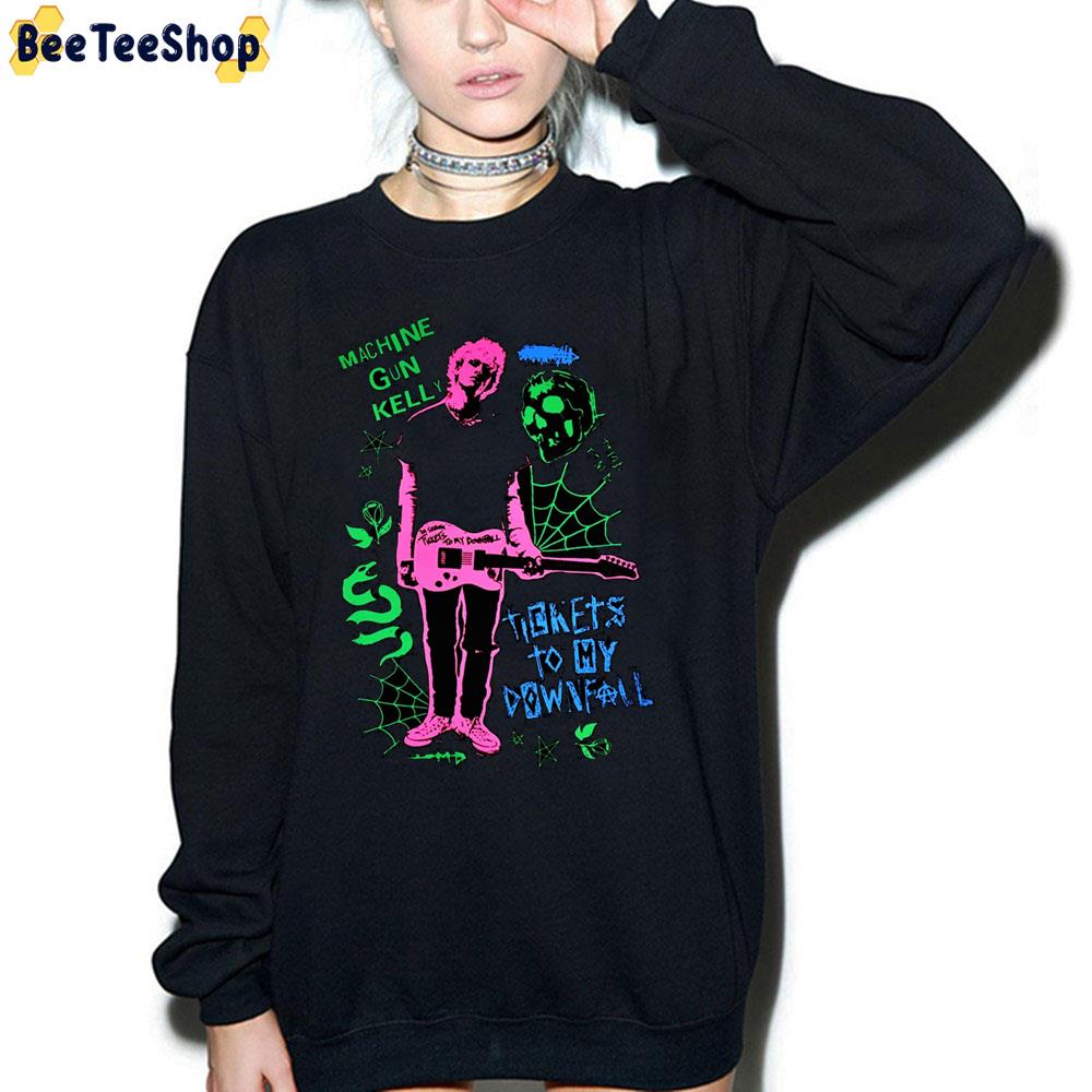 Retro Tickets To My Downfall Machine Gun Kelly Trending Unisex Sweatshirt Retro Tickets To My Downfall Machine Gun Kelly Trending Unisex Sweatshirt