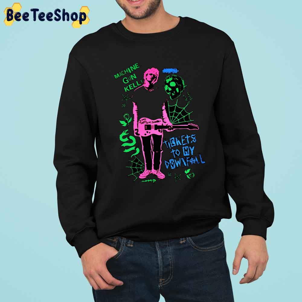 Retro Tickets To My Downfall Machine Gun Kelly Trending Unisex Sweatshirt Retro Tickets To My Downfall Machine Gun Kelly Trending Unisex Sweatshirt