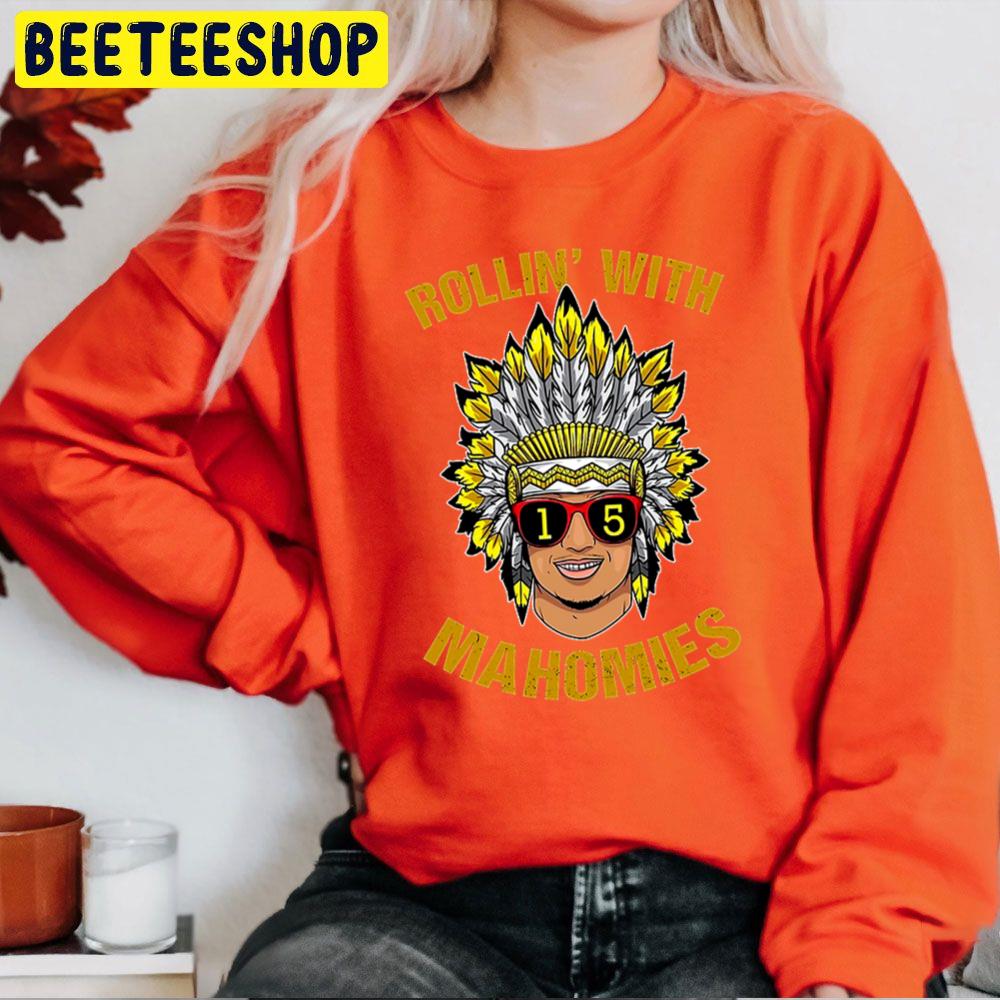 Rollin' With Mahomes Trending Unisex Sweatshirt Rollin' With Mahomes Trending Unisex Sweatshirt