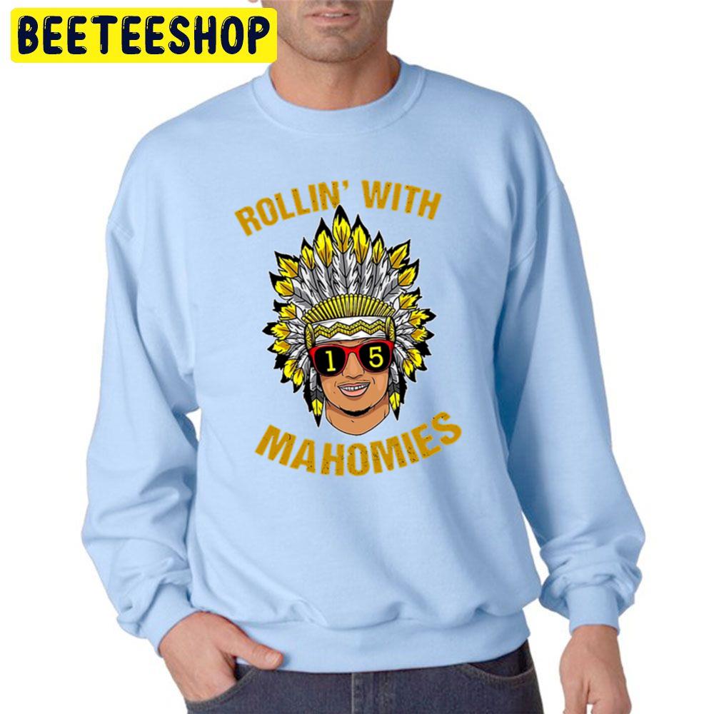 Rollin' With Mahomes Trending Unisex Sweatshirt Rollin' With Mahomes Trending Unisex Sweatshirt