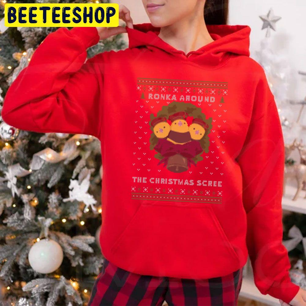 Ronka Around Knit Christmas Scree Trending Unisex Hoodie Ronka Around Knit Christmas Scree Trending Unisex Hoodie