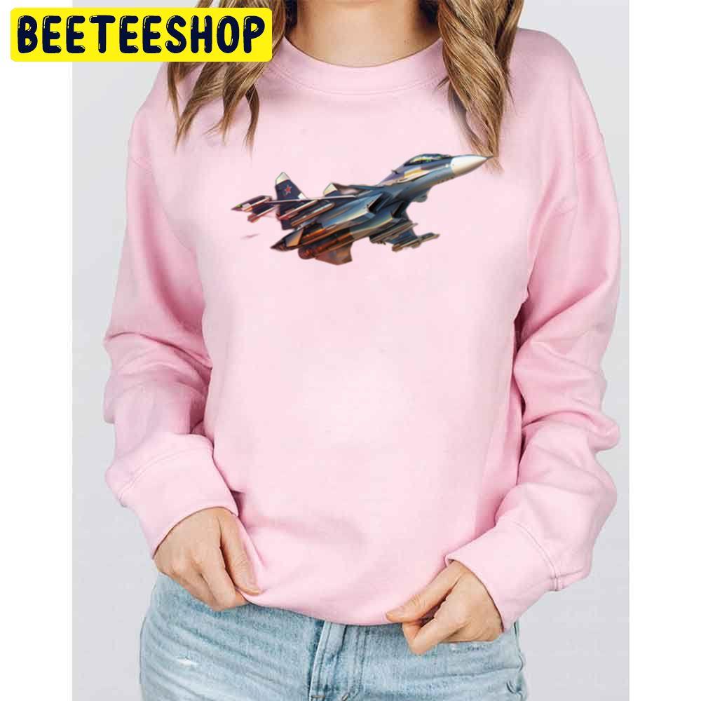 Russian Jet Fighter Su57 Trending Unisex Sweatshirt Russian Jet Fighter Su57 Trending Unisex Sweatshirt