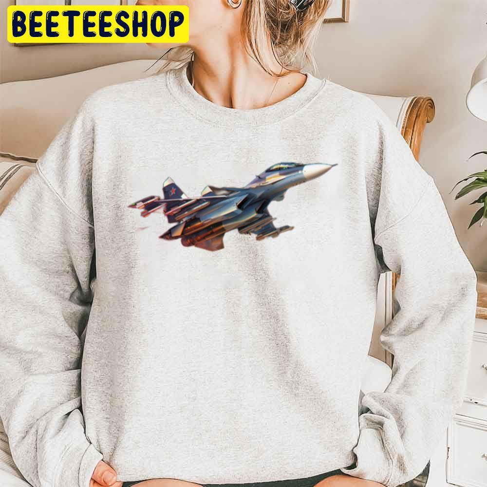 Russian Jet Fighter Su57 Trending Unisex Sweatshirt Russian Jet Fighter Su57 Trending Unisex Sweatshirt